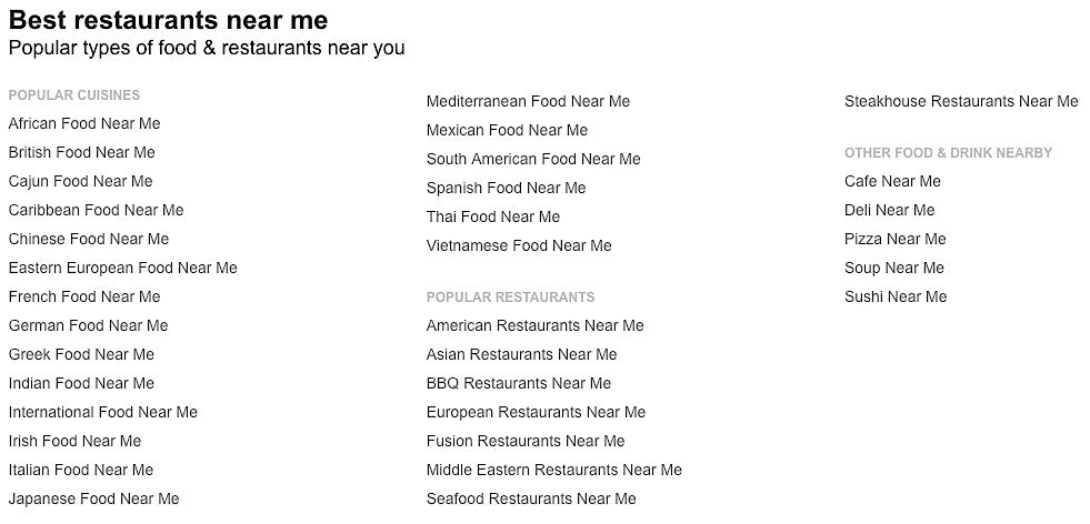 TripAdvisor best restaurants near me