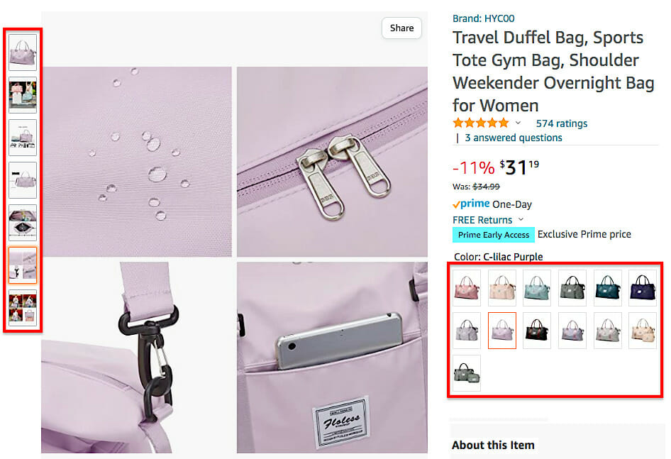 ecommerce marketing requires high-quality product images